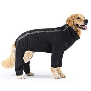 Canada Pooch The Slush Suit Winter Dog Bodysuit Jacket, Size 14 (Black)